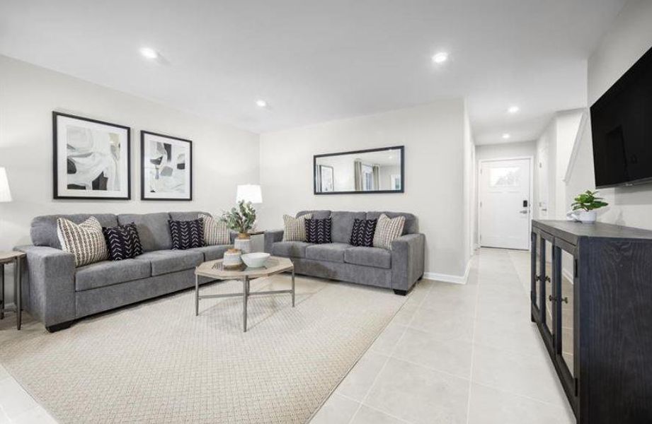 Furnished interior view inside a new home in Terra Lago Townhomes, Indiantown (Image 7).