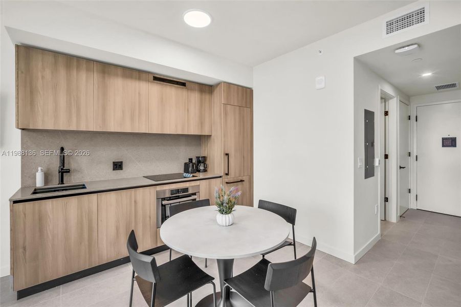 Furnished interior view inside a new home in , Miami (Image 8). Furnished interior view inside a new home in , Miami (Image 8).