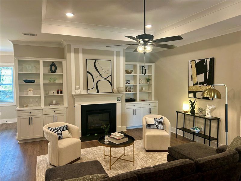 Furnished interior view inside a new home in Edwards Ridge, Central (Image 6).