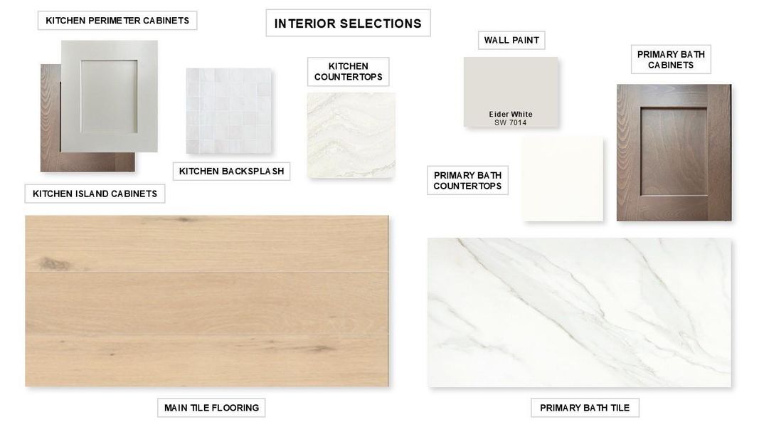 Sample of building materials used in homes in Everly 50', Hockley (Image 5).