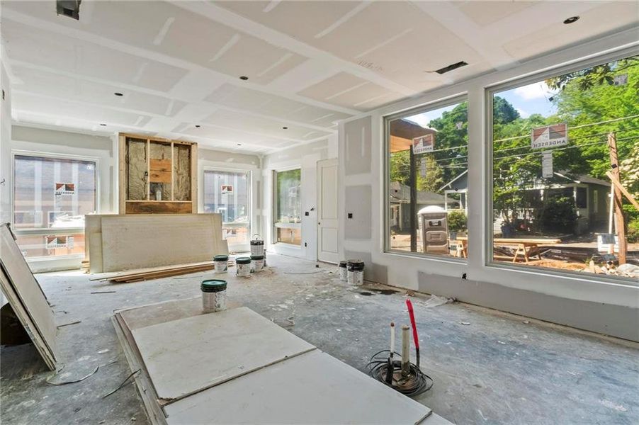 In-progress construction of a new home in , Atlanta, GA (Image 7).