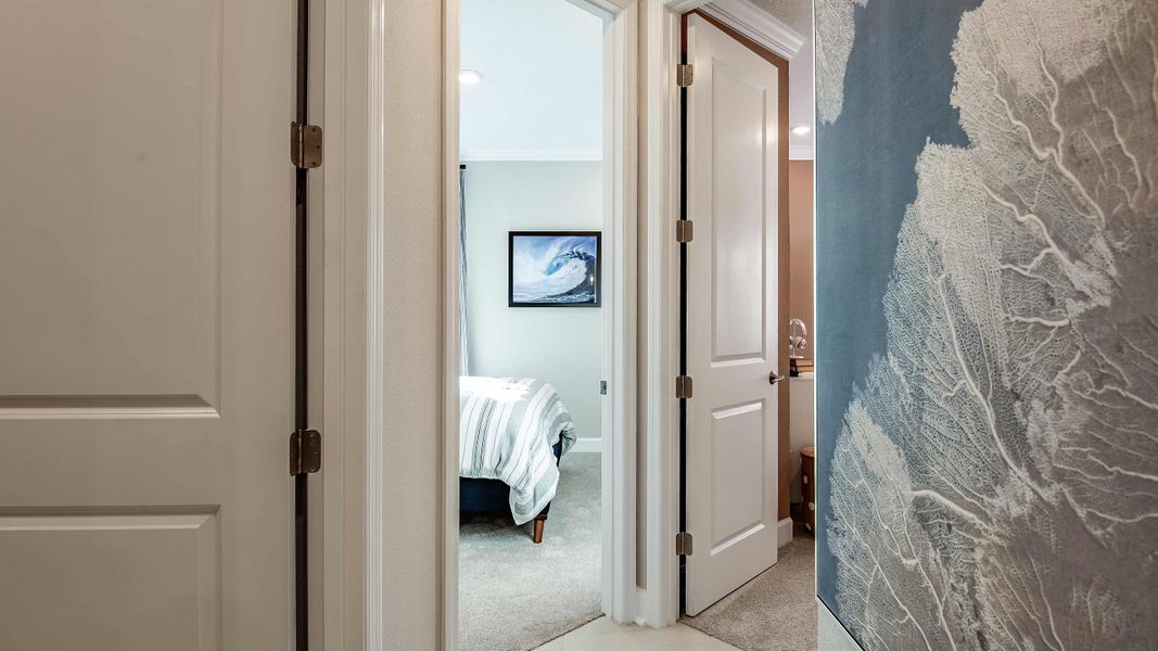 Furnished interior view inside a new home in Colbert Landings, Palm Coast (Image 25).