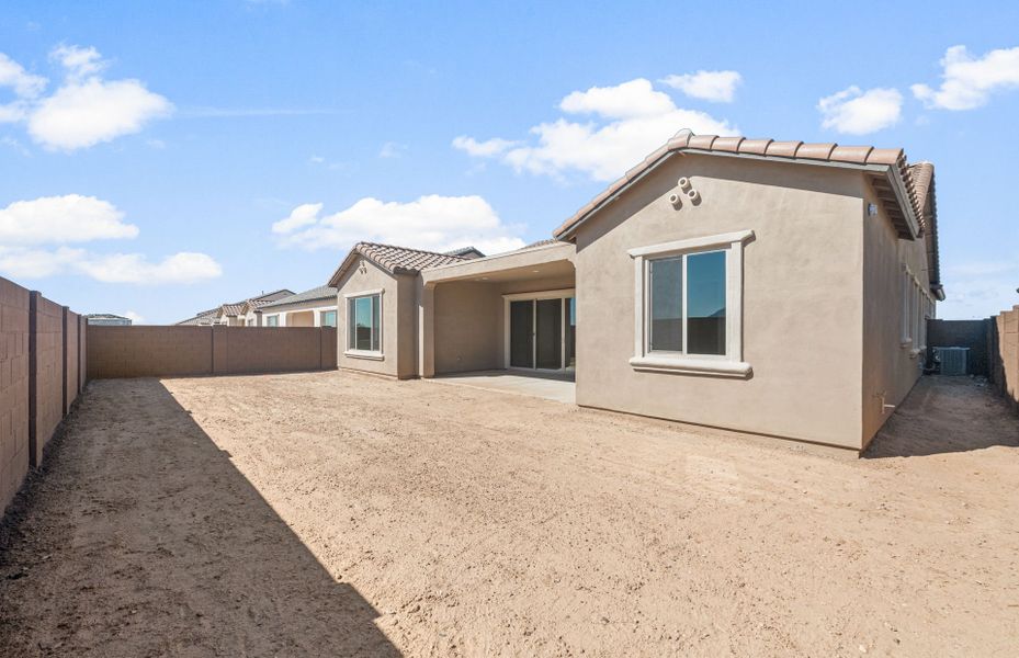 Exterior details and patio area of a home in Legado West, Gilbert (Image 3). Exterior details and patio area of a home in Legado West, Gilbert (Image 3).