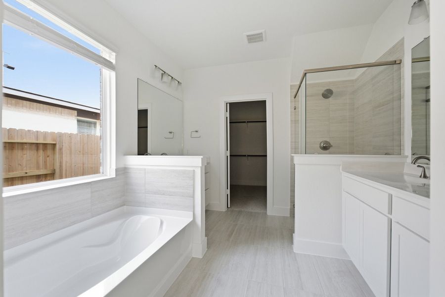Furnished interior view inside a new home in Sundance Cove, Crosby (Image 8).