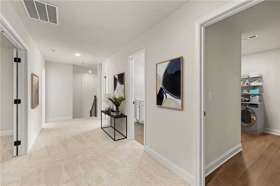 Furnished interior view inside a new home in Salacoa, Calhoun (Image 11).