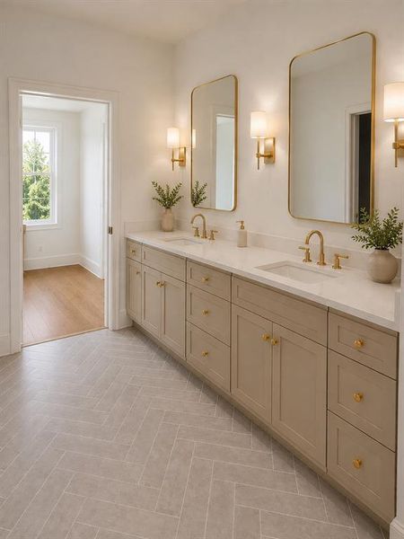 Furnished interior view inside a new home in , Farmersville (Image 10).