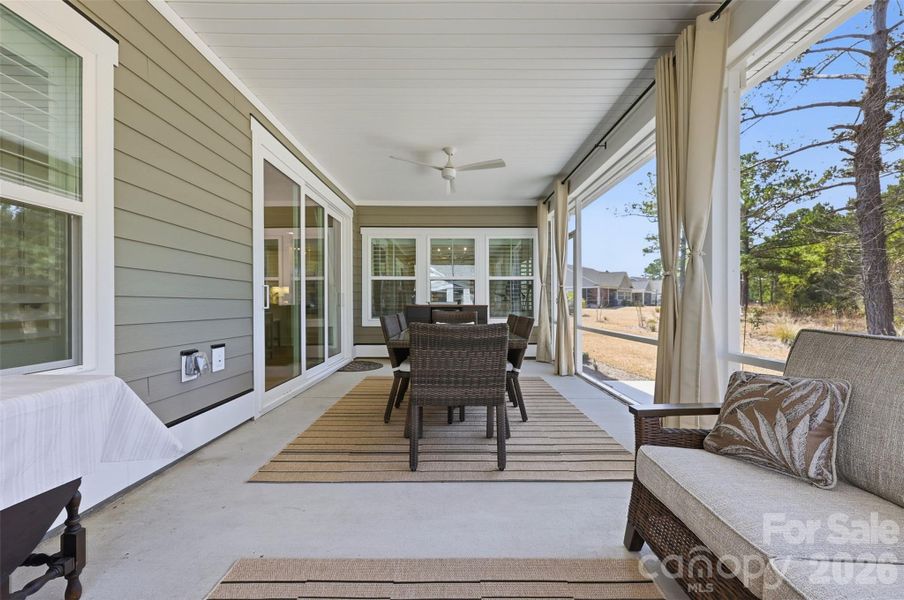 Exterior details and patio area of a home in , Sunset Beach (Image 24).