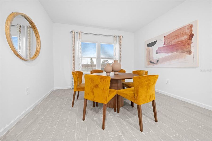 Furnished interior view inside a new home in Pioneer Ranch: Pioneer Ranch 60's, Ocala (Image 31).