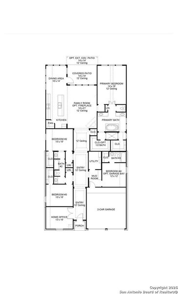 2D floor plan layout of this home in Cibolo Valley Heights, Cibolo, TX (Image 2). 2D floor plan layout of this home in Cibolo Valley Heights, Cibolo, TX (Image 2).