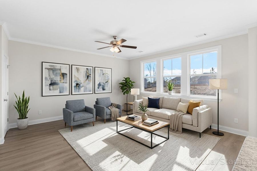Furnished interior view inside a new home in Tillery Park, Grovetown (Image 13).