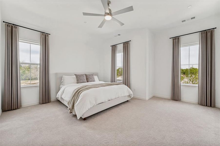 Furnished interior view inside a new home in Painted Tree - Woodland District, McKinney (Image 14).