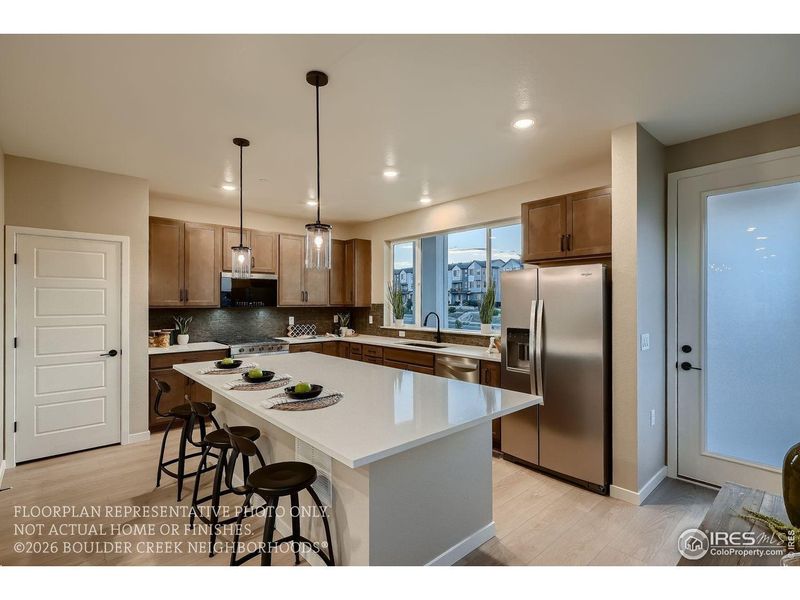 Furnished interior view inside a new home in Baseline, Broomfield (Image 5).