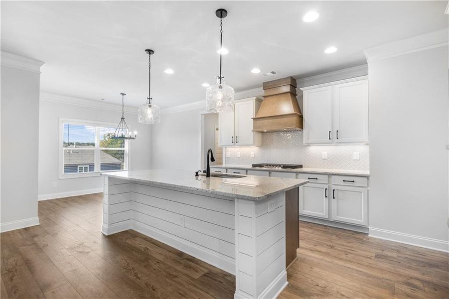 Furnished interior view inside a new home in Calgary Downs, Winder (Image 11).