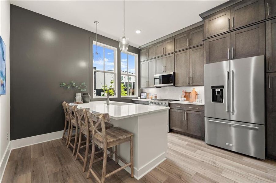 Furnished interior view inside a new home in The Gathering – Alpharetta, Alpharetta (Image 19).