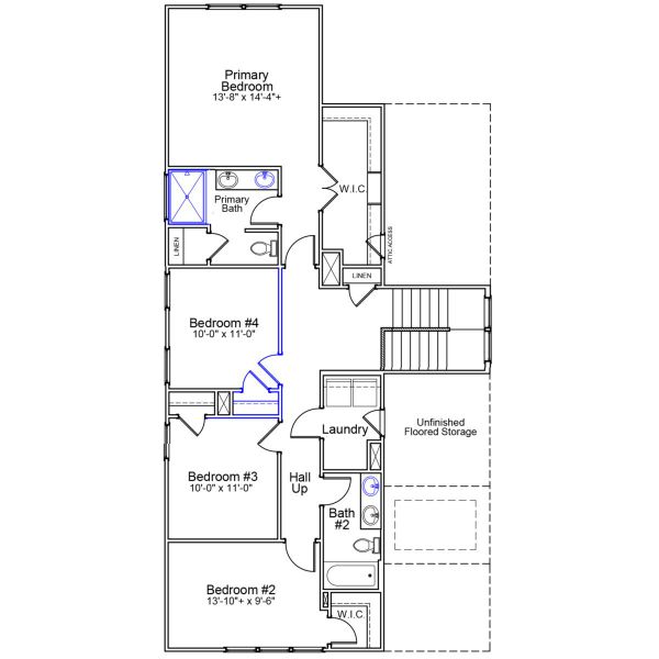 2D floor plan layout of this home in Landmark Commons, Boiling Springs, SC (Image 3). 2D floor plan layout of this home in Landmark Commons, Boiling Springs, SC (Image 3).