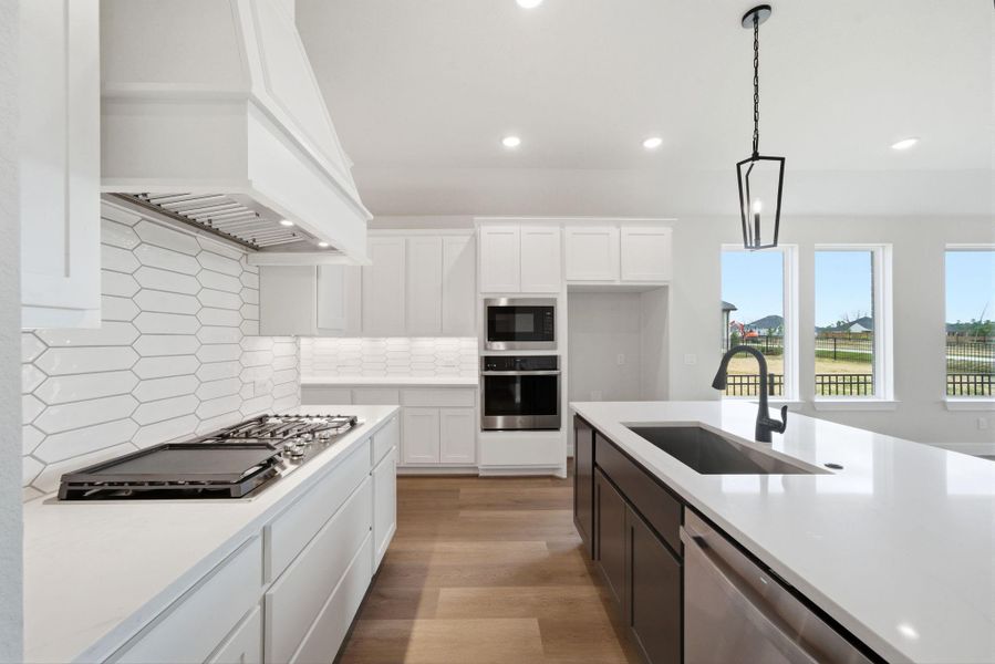 Furnished interior view inside a new home in Chambers Creek, Willis (Image 7).