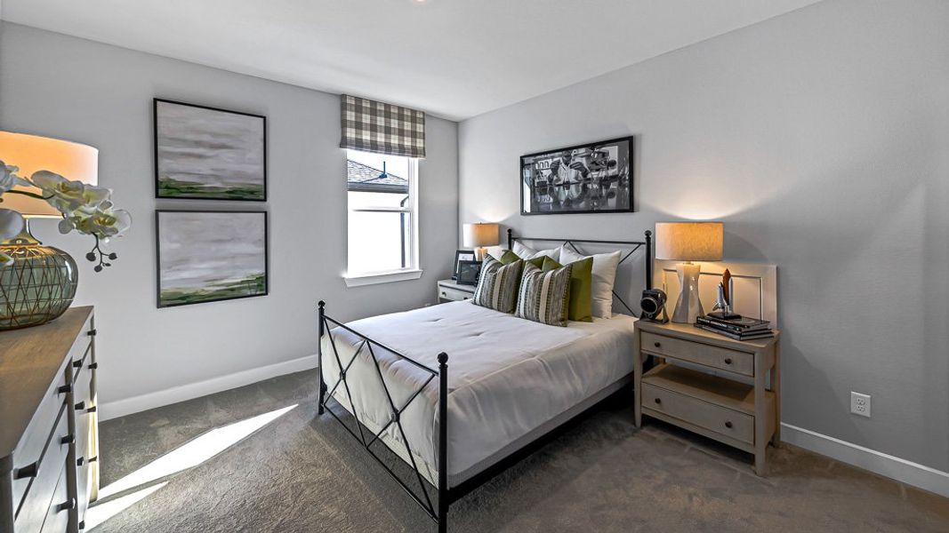 Furnished interior view inside a new home in Avalon at Cypress, Cypress (Image 28).