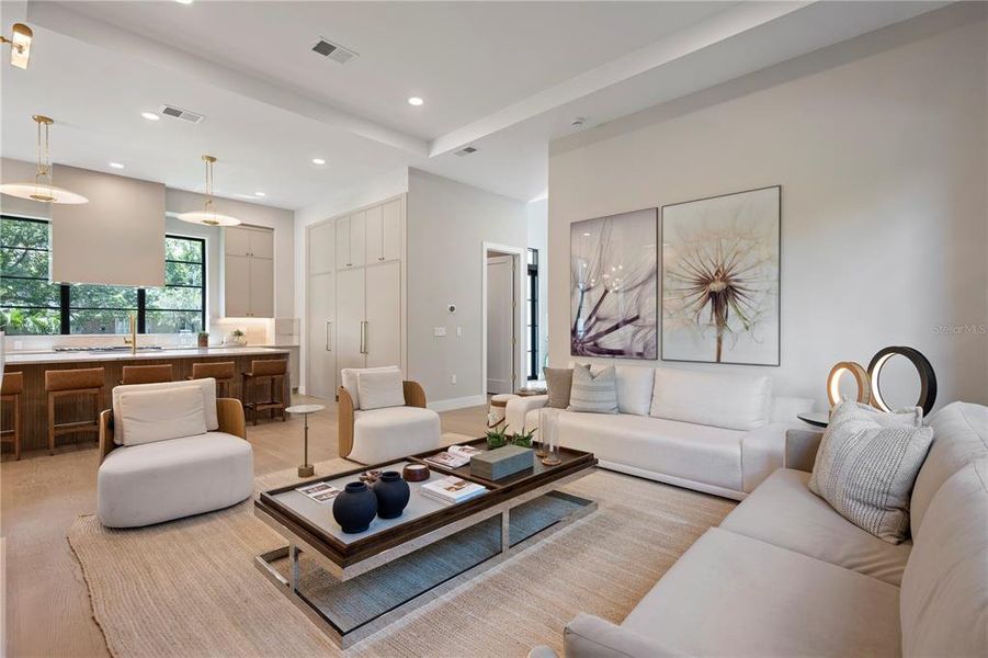 Furnished interior view inside a new home in , Winter Park (Image 16).