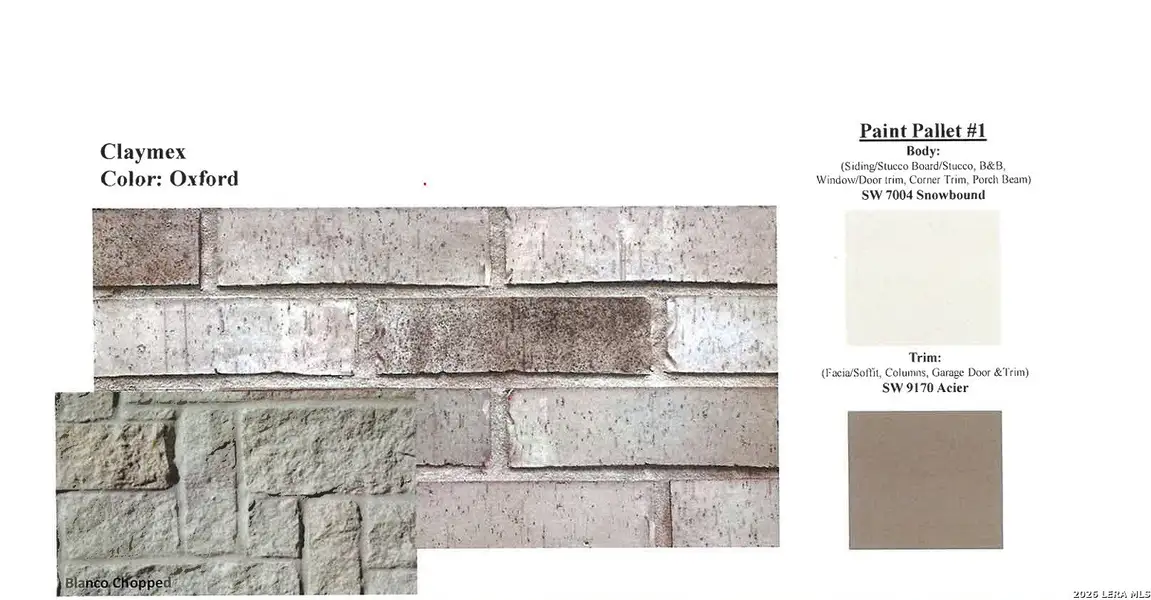 Sample of building materials used in homes in Lone Oak, San Antonio (Image 4).