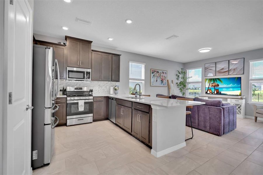 Furnished interior view inside a new home in , Nokomis (Image 50).
