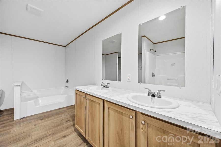 Furnished interior view inside a new home in , Mooresville (Image 8).