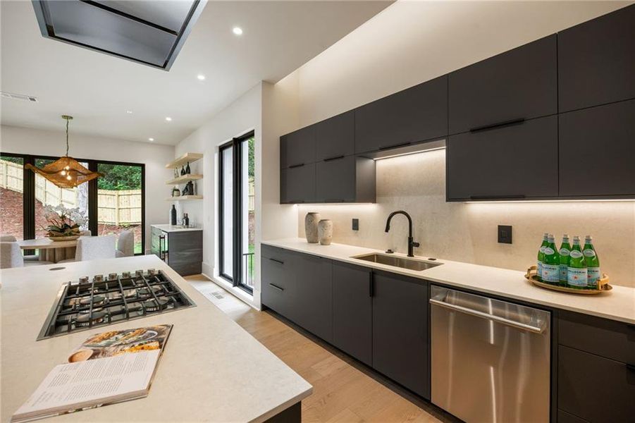 Furnished interior view inside a new home in , Atlanta (Image 19).