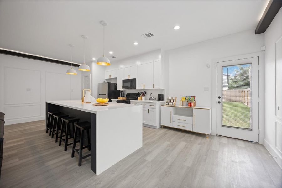 Furnished interior view inside a new home in , Houston (Image 10).