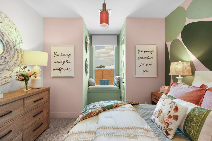 Furnished interior view inside a new home in Highland Village, Georgetown (Image 73). Furnished interior view inside a new home in Highland Village, Georgetown (Image 73).