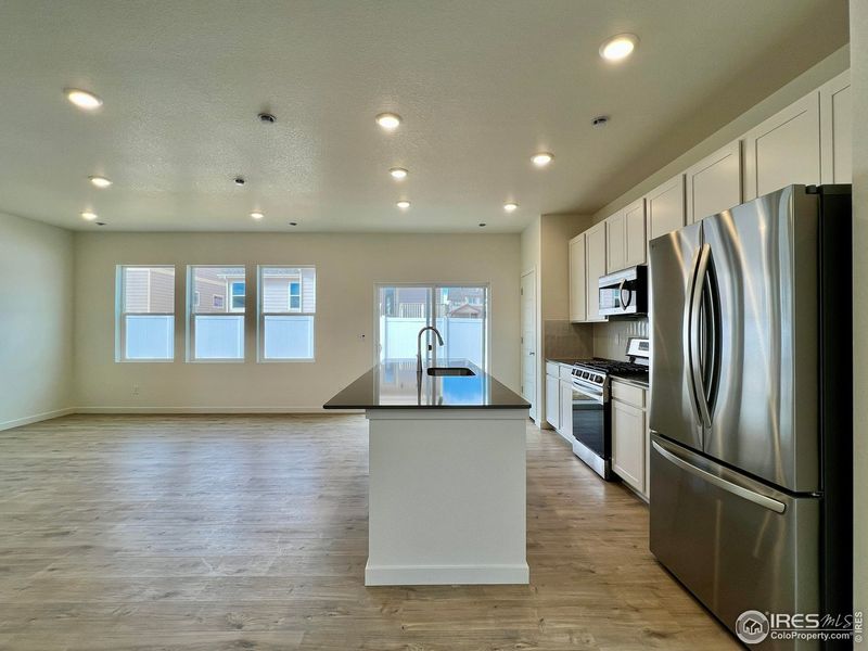 Furnished interior view inside a new home in Union Colony West, Greeley (Image 6).