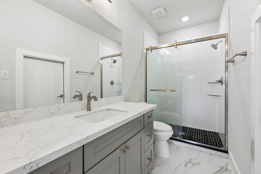 Furnished interior view inside a new home in , Houston (Image 14).