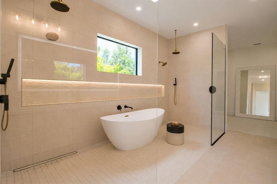 Furnished interior view inside a new home in , Sarasota (Image 35).