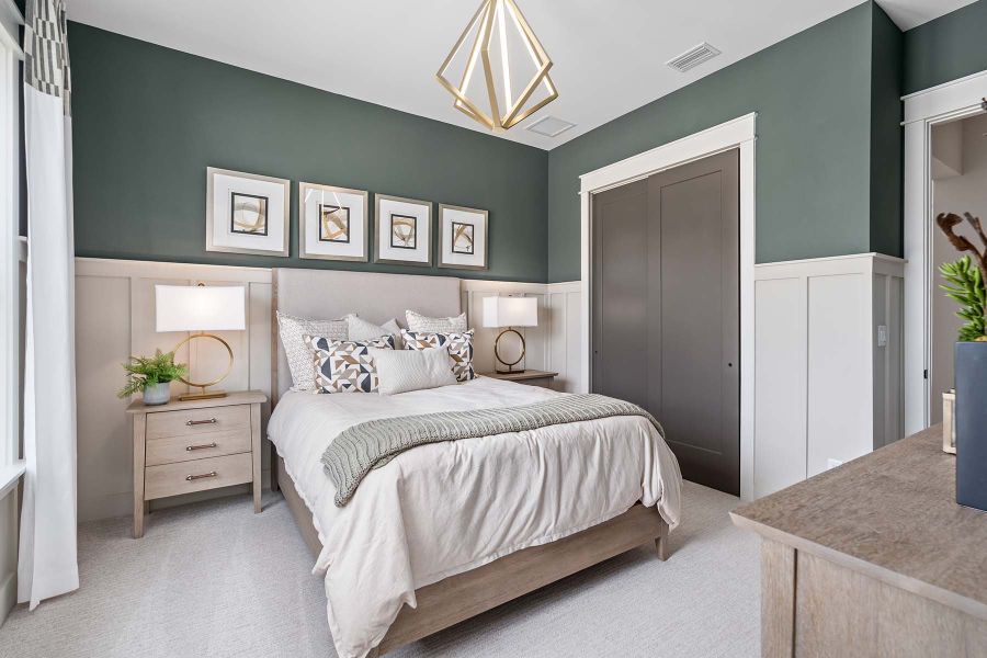 Representative furnished interior of a home built from the Kasie - Hidden Creek by MasterCraft Builder Group in SilverLeaf, St. Augustine (Image 12).