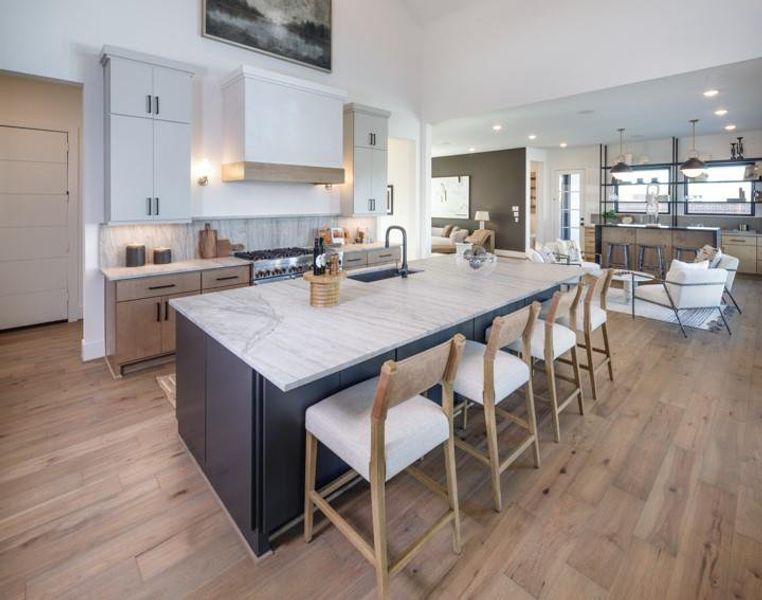 Furnished interior view inside a new home in Sienna, Missouri City (Image 46).