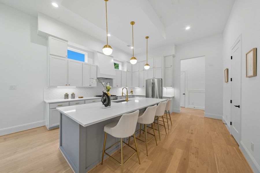 Furnished interior view inside a new home in , Houston (Image 15).