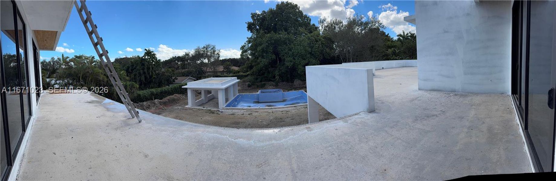 Exterior details and patio area of a home in , Pinecrest (Image 9). Exterior details and patio area of a home in , Pinecrest (Image 9).