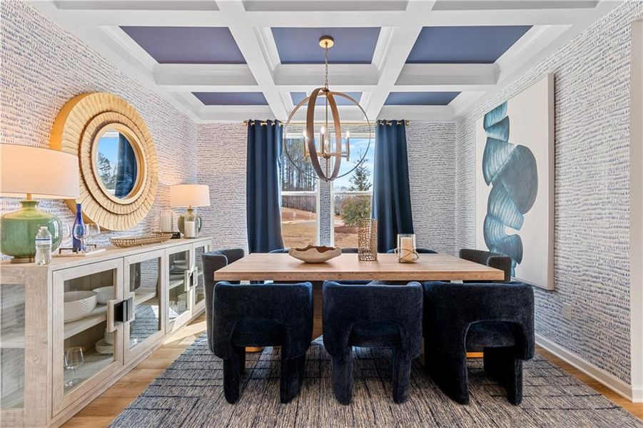 Furnished interior view inside a new home in Bowers Farm, McDonough (Image 27).