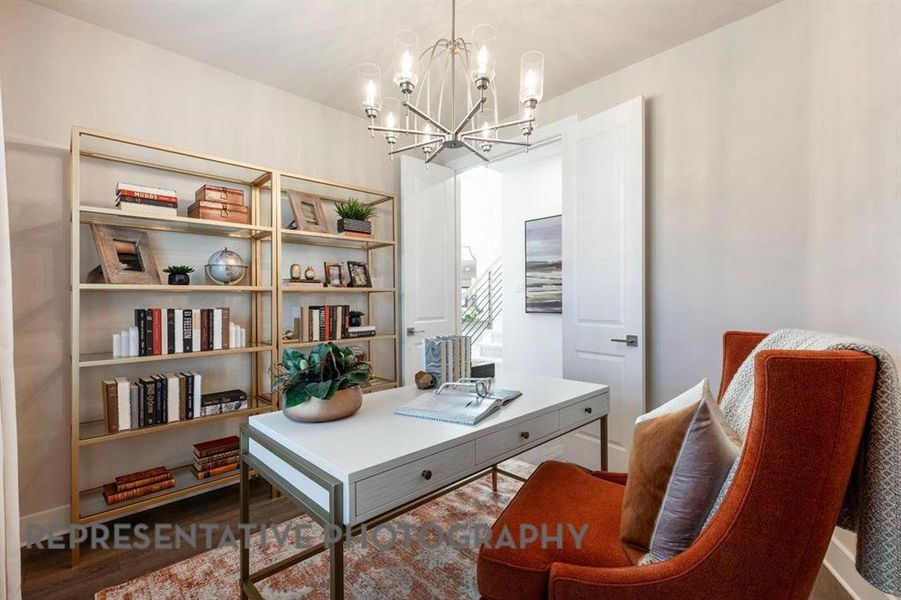 Furnished interior view inside a new home in The Parks at Wilson Creek, Celina (Image 27).