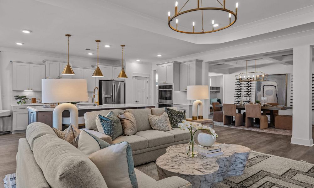 Representative furnished interior of a home built from the The Boardwalk by Chesapeake Homes in Heritage Park at Longs, Longs (Image 19).
