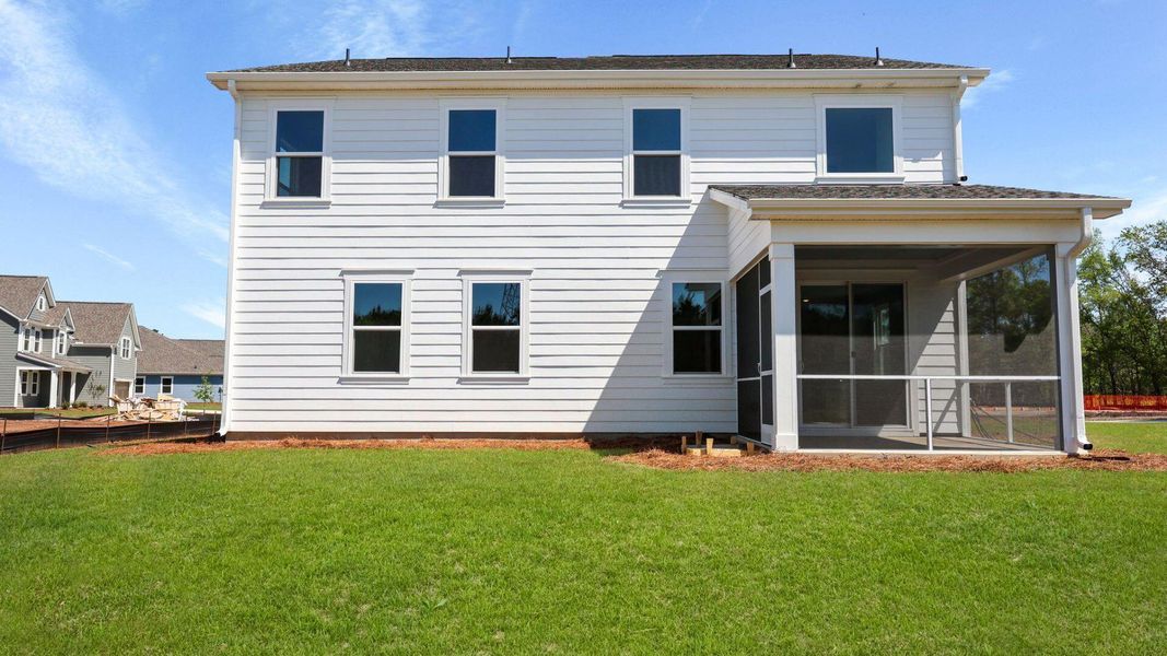 Exterior details and patio area of a home in Berkeley Bay, Ridgeville (Image 3).