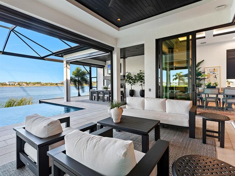 Exterior details and patio area of a home in , Sarasota (Image 40). Exterior details and patio area of a home in , Sarasota (Image 40).