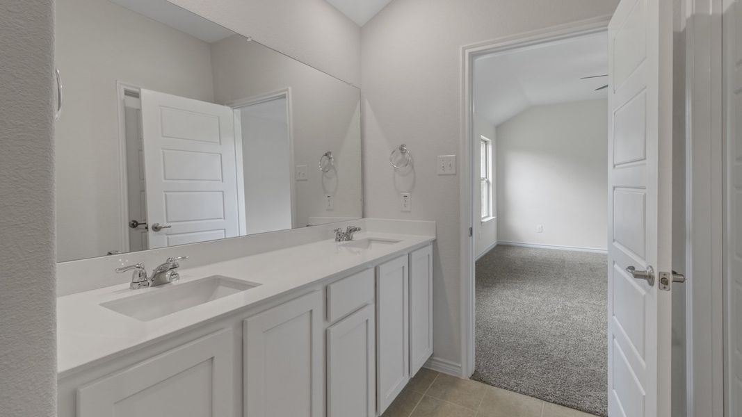 Furnished interior view inside a new home in Trailstone, Caddo Mills (Image 13).