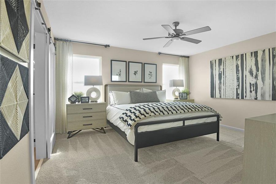 Furnished interior view inside a new home in Estates at Rivers Edge, Parrish (Image 10).