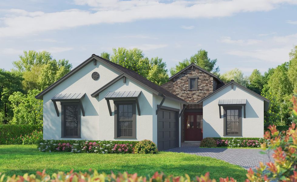 Representative exterior photo of a completed home built from the Avina - Classic Series | 50' Wide Lots by ICI Homes in The Conservatory at Hammock Beach, Palm Coast, FL (Image 2).