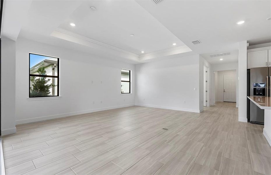 Spacious, unfurnished interior of a new home in , North Port (Image 11). Spacious, unfurnished interior of a new home in , North Port (Image 11).