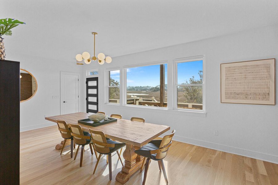 Furnished interior view inside a new home in , Charleston (Image 9).