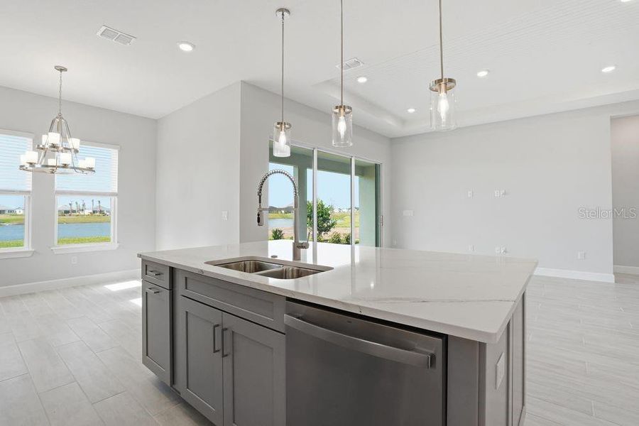 Furnished interior view inside a new home in Esplanade at Coasterra, Palmetto (Image 7).