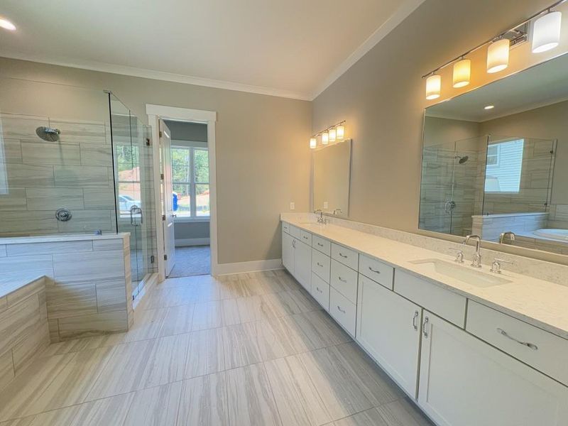 Furnished interior view inside a new home in Arden on Lanier, Cumming (Image 9).