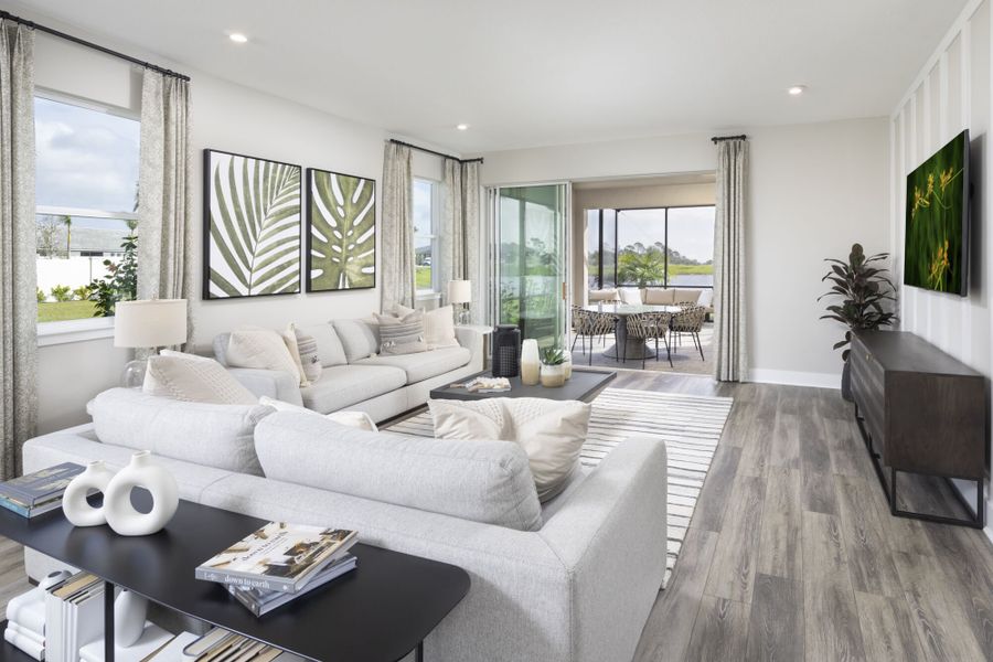 Representative furnished interior of a home built from the Pinnacle by Mattamy Homes in Wellen Park, Venice (Image 9).