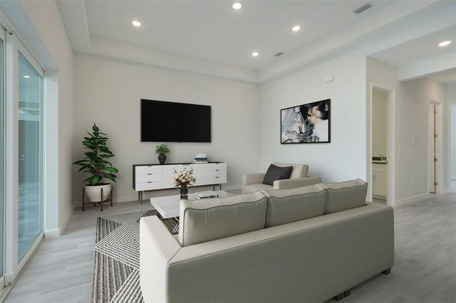 Furnished interior view inside a new home in Toscana, Palm Coast (Image 7).