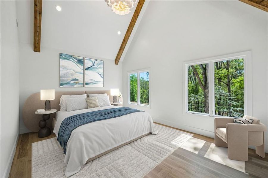 Furnished interior view inside a new home in , Athens (Image 5).